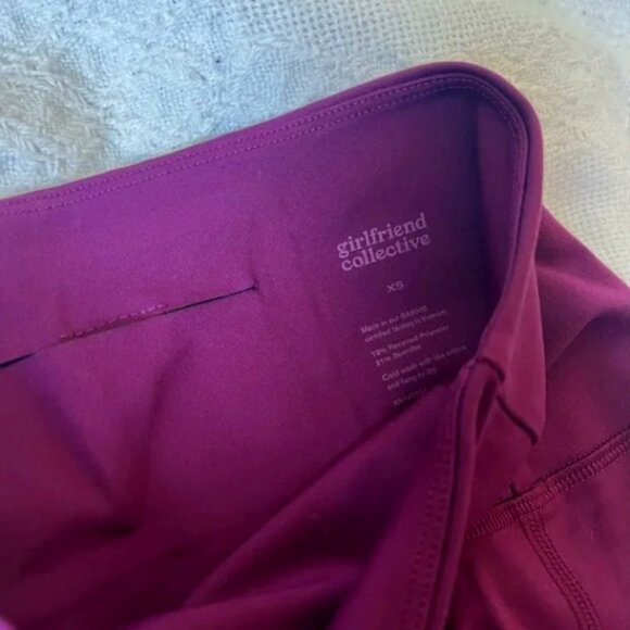 Girlfriend Collective Compressive Leggings, Purple/Plum, XS - Picture 4 of 9